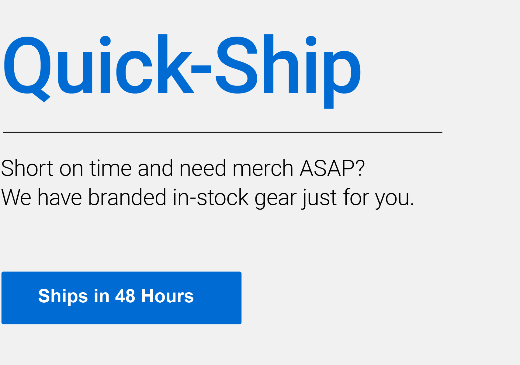 Shop Quick Ship